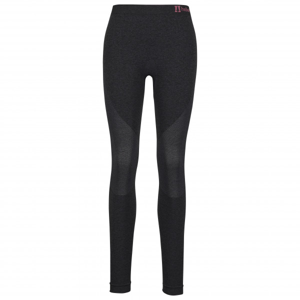 Heber Peak - Women's Cedarhe. Seamless Long Pants - Kunstfaserunterwäsche Gr M/L schwarz von Heber Peak