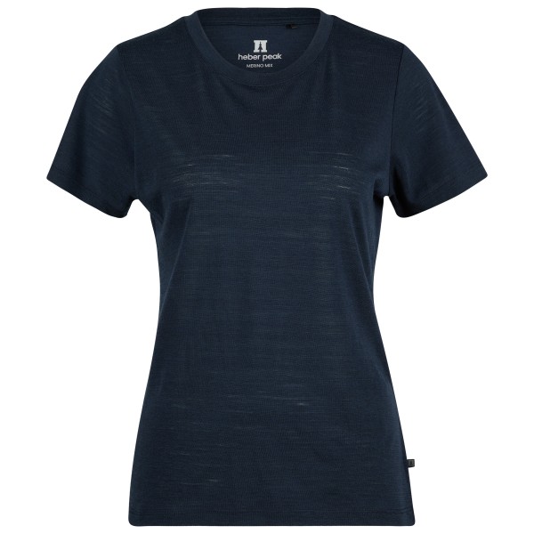 Heber Peak - Women's MerinoMix150 PineconeHe. T-Shirt - Merinoshirt Gr 36;38;40;42 schwarz von Heber Peak