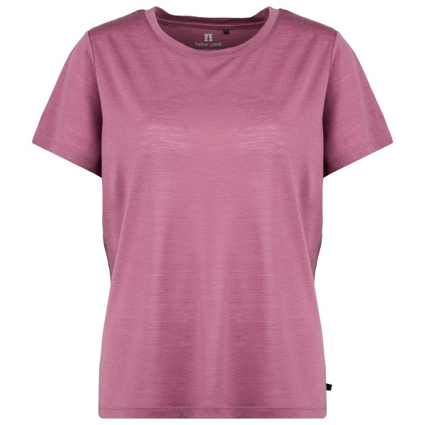 Heber Peak - Women's MerinoMix150 PineconeHe. T-Shirt - Merinoshirt Gr 38 rosa von Heber Peak