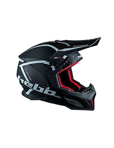 Hebo MX Legend Carbon Enduro Helm für Erwachsene, Unisex, Schwarz, XXL Hebo MX Legend Carbon Enduro Helm für Erwachsene, Unisex, Schwarz, XXL von Hebo