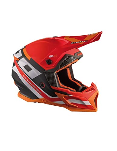 Hebo MX Ransom Enduro Helm, Erwachsene, Unisex, Rot, XL von Hebo