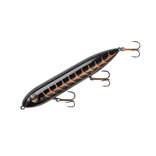 Heddon Super Spook Angelköder (Black Shore Shad, 12,7 cm) von Heddon