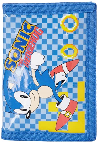 Hedgehog Sonic The Card and Coin Tri-Fold Wallet, blau, 13 X 9 X .7cm, Kompakt Hedgehog Sonic The Card and Coin Tri-Fold Wallet, blau, 13 X 9 X .7cm, Kompakt von Hedgehog
