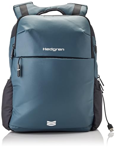 Hedgren Tram Rucksack, Unisex, Erwachsene, blau (CITY BLUE), 15,4", Casual von Hedgren