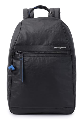 Hedgren Vogue Unisex-Rucksack für Erwachsene, Schwarz (Creased Black), S, Casual von Hedgren