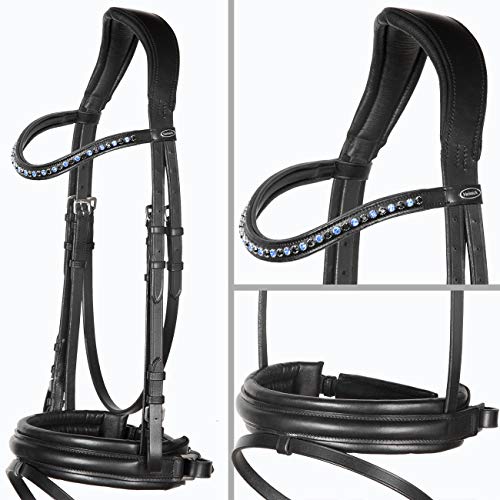 Heinick-Reitsport edle Soft Trense Motion Schwarz ~ Genf ~ Breites RH Größe Warmblut/Full Heinick-Reitsport edle Soft Trense Motion Schwarz ~ Genf ~ Breites RH Größe Warmblut/Full von Heinick-Reitsport