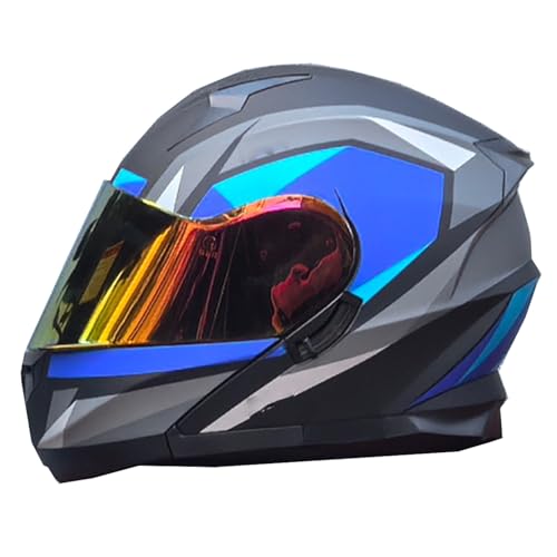 Motorrad Integral Klapphelm Mit Doppelvisier Modularer Integralhelm Motorradhelm DOTECE Zugelassen Modulare Vollvisierhelm Männer Frauen Flip Rollerhelm Modularer Sturzhelm H,XXL:63-64CM Motorrad Integral Klapphelm Mit Doppelvisier Modularer Integralhelm Motorradhelm DOTECE Zugelassen Modulare Vollvisierhelm Männer Frauen Flip Rollerhelm Modularer Sturzhelm H,XXL:63-64CM von Hejunlian
