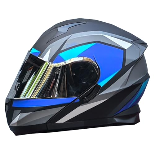 Motorradhelm Klapphelm Modulare Helm ECEDOT Zertifiziert Flip Integralhelm Mit Doppelvisier Modularer Vollvisierhelm Modulare Scooter Helm Frauen Männer Flip Rollerhelm H,M:57-58CM Motorradhelm Klapphelm Modulare Helm ECEDOT Zertifiziert Flip Integralhelm Mit Doppelvisier Modularer Vollvisierhelm Modulare Scooter Helm Frauen Männer Flip Rollerhelm H,M:57-58CM von Hejunlian