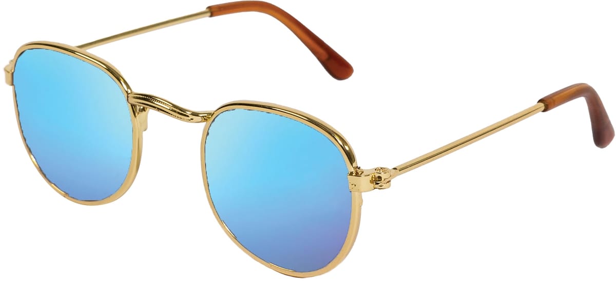 Heless Puppen-Sonnenbrille, gold, blau verspiegelt von Heless