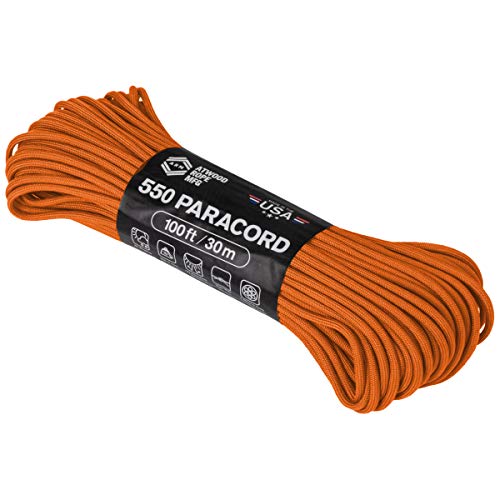 Atwood Rope 100ft 550 Paracord Burnt Orange Atwood Rope 100ft 550 Paracord Burnt Orange von Helikon-Tex
