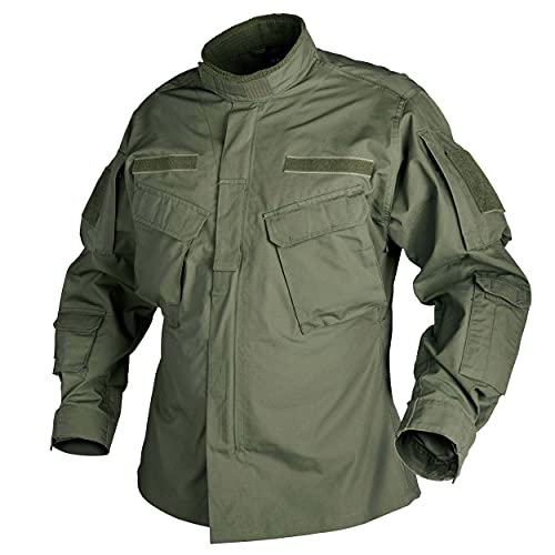 Helikon-Tex Boys CPU Jacke Shirt-Polycotton Ripstop-Olive Green, Grün, L von Helikon-Tex