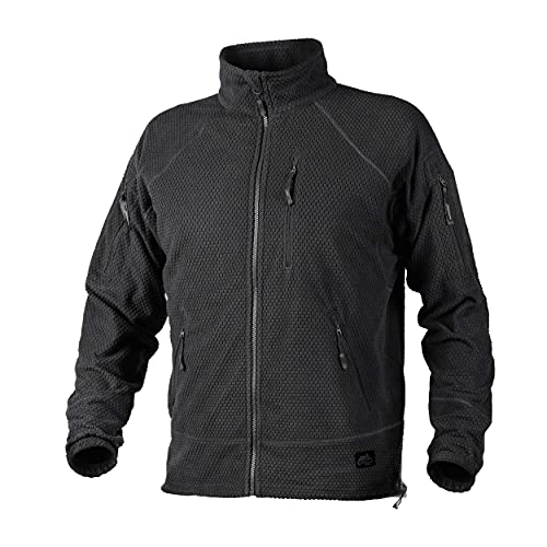 Helikon-Tex Herren Alpha Tactical-Grid Fleece-Jacke Schwarz, L/Regular von Helikon-Tex