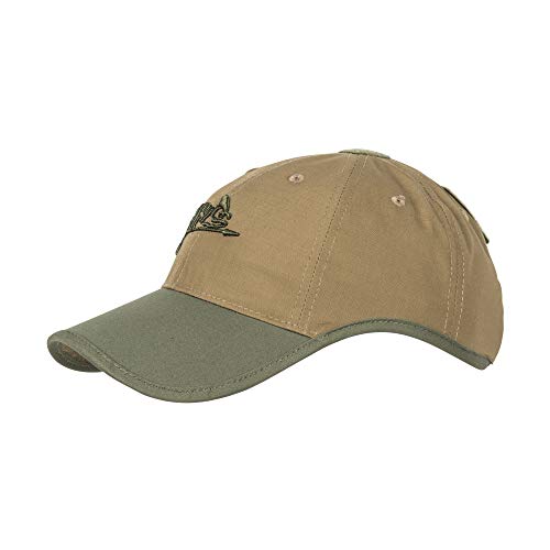 Helikon-Tex Herren -Polycotton Helikon Tex Logo Cap Polycotton Ripstop Coyote Olive Green A, Grün, Einheitsgröße EU von Helikon-Tex