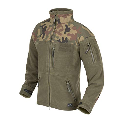 Helikon-Tex Infantry Jacke -Fleece- Olive Green/PL Woodland von Helikon-Tex