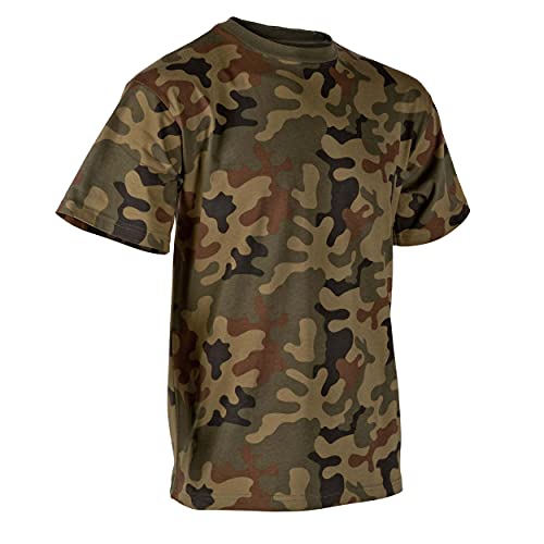 Helikon-Tex Men's Classic Army T-Shirt-PL Woodland, Braun, L von Helikon-Tex
