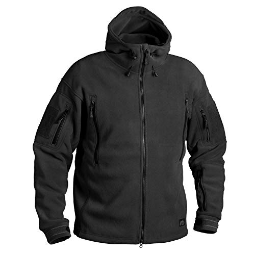 Helikon-Tex Patriot Jacke -Double Fleece- Schwarz, Schwarz, XS von Helikon-Tex