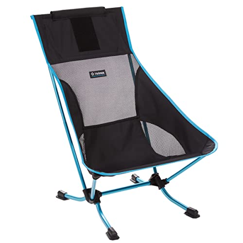 Helinox Beach Chair | Leichter, kompakter, Faltbarer tiefer Campingstuhl (Black) von Helinox