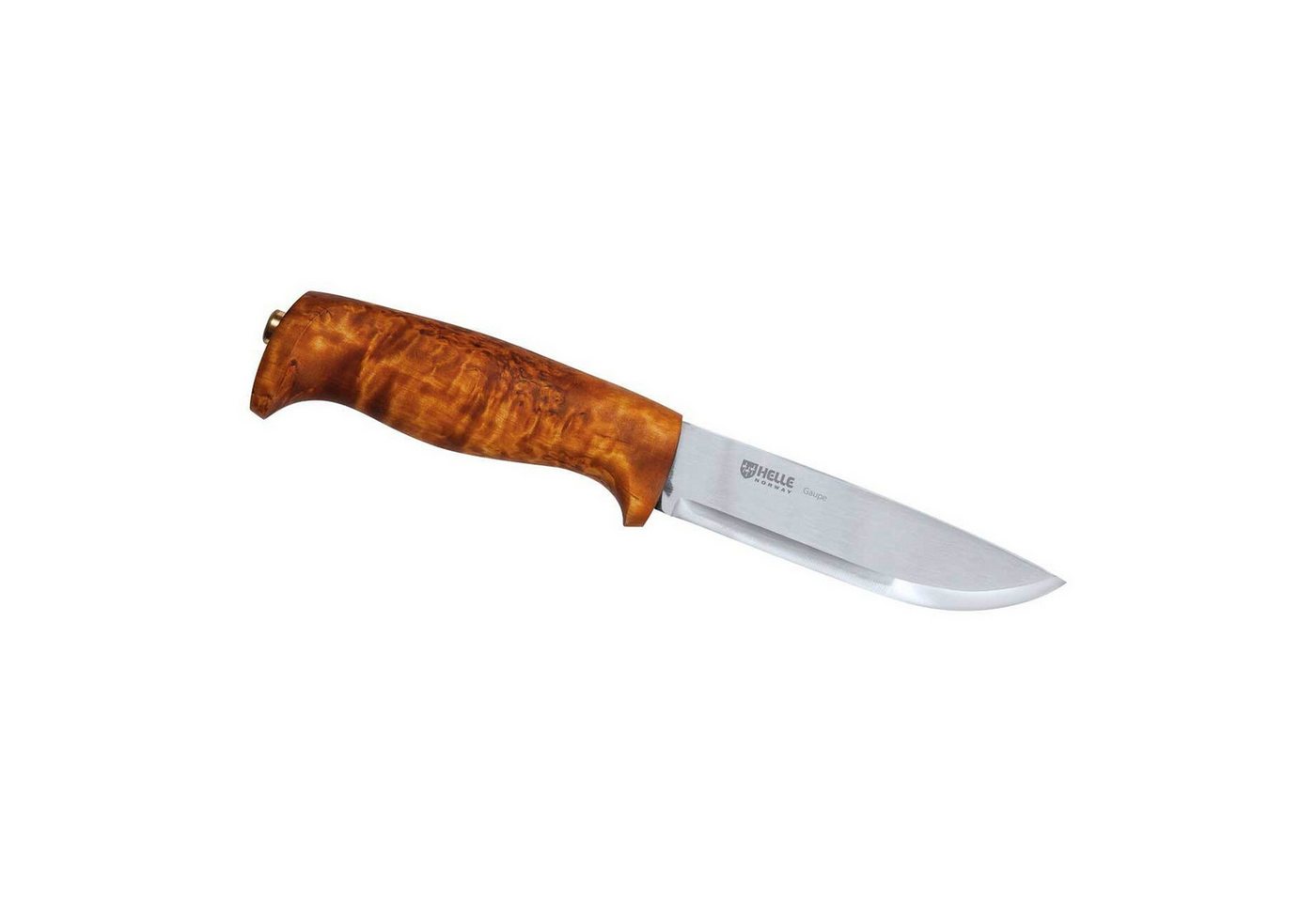 Helle Taschenmesser Helle Outdoormesser Gaupe, 12C27, Maserbirke-Griff, Lederscheide Helle Taschenmesser Helle Outdoormesser Gaupe, 12C27, Maserbirke-Griff, Lederscheide von Helle