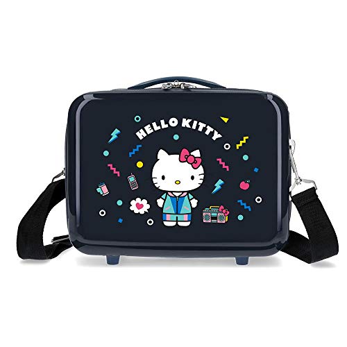 Hello Kitty Castle Anpassungsfähiger Schönheitsfall Blau 29x21x15 cms ABS von Hello Kitty
