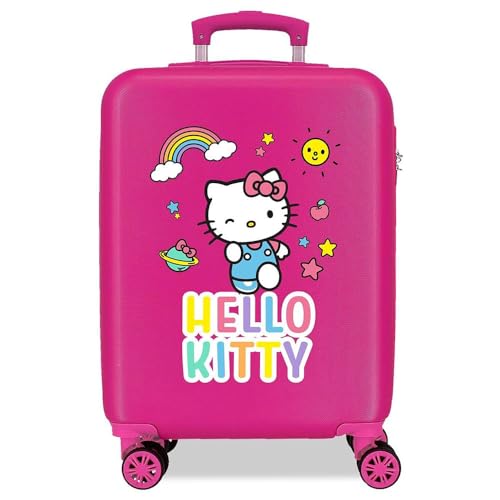 Hello Kitty You are Cute Kabinenkoffer Rosa 38x55x20 cms Hartschalen ABS Kombinationsschloss 35L 2,3Kgs 4 Räder Handgepäck Hello Kitty You are Cute Kabinenkoffer Rosa 38x55x20 cms Hartschalen ABS Kombinationsschloss 35L 2,3Kgs 4 Räder Handgepäck von Hello Kitty