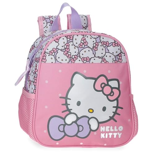 Hello Kitty My Favourite Bow, Kinderrucksack, Schulrucksack, Rosa, breite und verstellbare Träger, aus Polyester, Joumma Bags, Rosa, Kindergarten-Rucksack Hello Kitty My Favourite Bow, Kinderrucksack, Schulrucksack, Rosa, breite und verstellbare Träger, aus Polyester, Joumma Bags, Rosa, Kindergarten-Rucksack von Hello Kitty