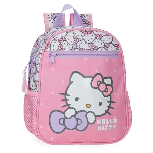 Hello Kitty My Favourite Bow, Kinderrucksack, Schulrucksack, Rosa, breite und verstellbare Träger, aus Polyester, Joumma Bags, Rosa, Vorschulrucksack Hello Kitty My Favourite Bow, Kinderrucksack, Schulrucksack, Rosa, breite und verstellbare Träger, aus Polyester, Joumma Bags, Rosa, Vorschulrucksack von Hello Kitty