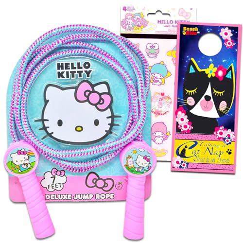 Hello Kitty Springseil f r Kinder Hello Kitty Outdoor-Spielset mit Fitness-Springseil f r M dchen plus Aufkleber, mehr | Hello Kitty Springseil lustiges Spielzeug und Hello Kitty Hello Kitty Springseil f r Kinder Hello Kitty Outdoor-Spielset mit Fitness-Springseil f r M dchen plus Aufkleber, mehr | Hello Kitty Springseil lustiges Spielzeug und Hello Kitty von Hello Kitty