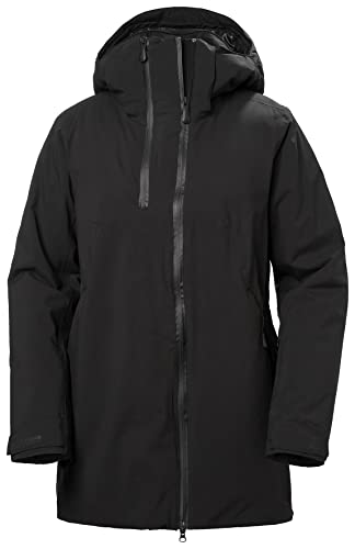 Damen Helly Hansen W Nora Long Insulated Jacket, Schwarz, M von Helly Hansen