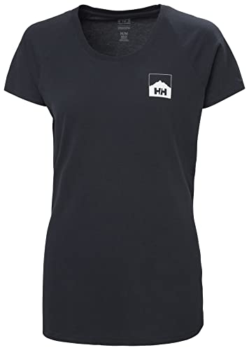 Damen Helly Hansen W Nord Graphic Drop T-Shirt, Marineblau, XL Damen Helly Hansen W Nord Graphic Drop T-Shirt, Marineblau, XL von Helly Hansen