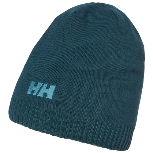 Helly Hansen Herren Brand Beanie Hat, 453 Dark Creek, Einheitsgröße EU Helly Hansen Herren Brand Beanie Hat, 453 Dark Creek, Einheitsgröße EU von Helly Hansen