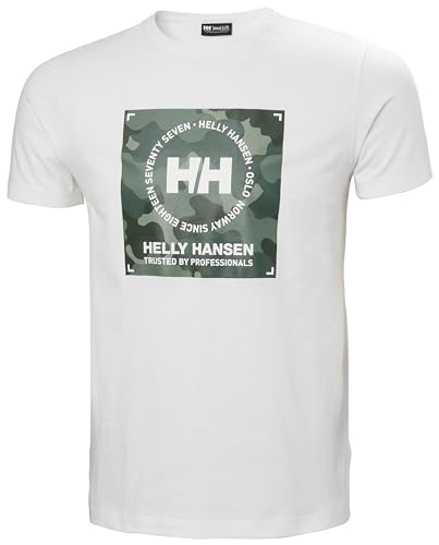 Helly Hansen Core Graphic Herren-T-Shirt, Weiß, Größe L von Helly Hansen