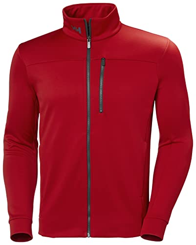 Herren Helly Hansen Crew Fleece Jacket, Rot, XL von Helly Hansen