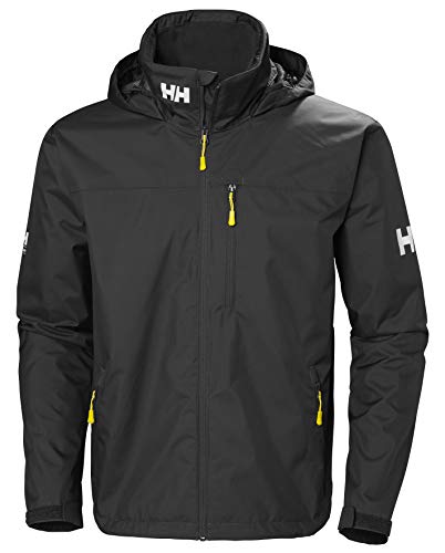Herren Helly Hansen Crew Hooded Jacket, Schwarz, 2XL von Helly Hansen