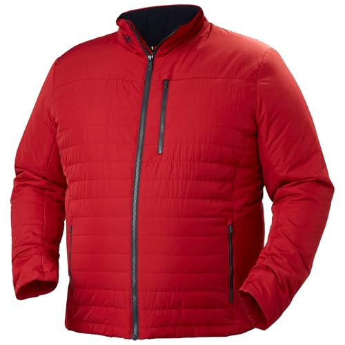 Herren Helly Hansen Crew Insulator Jacket 2.0, Rot, L von Helly Hansen