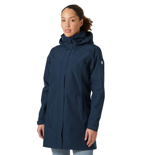 Helly Hansen Damen Aden Lange Regenmantel, M, Marineblau Helly Hansen Damen Aden Lange Regenmantel, M, Marineblau von Helly Hansen