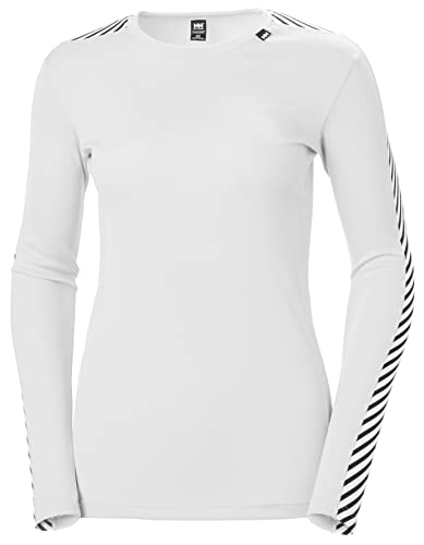 Helly Hansen Damen Lifa Crew HH Funktionsshirt, M, Weiß von Helly Hansen