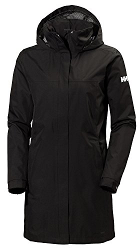 Damen Helly Hansen W Aden Long Coat, Schwarz, M von Helly Hansen