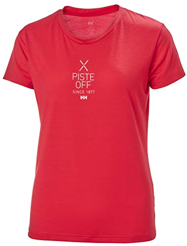 Helly Hansen Damen Skog Graphic T-Shirt, Raspberry, S von Helly Hansen