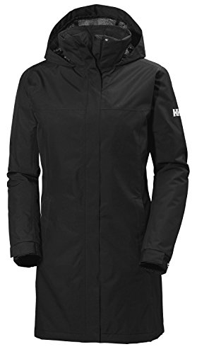 Damen Helly Hansen W Aden Insulated Coat, Schwarz, L von Helly Hansen