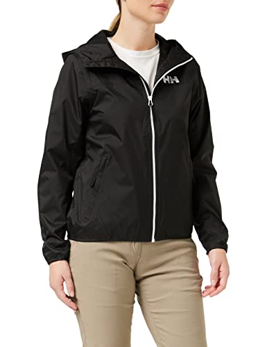 Helly Hansen Damen W Belfast Ii Packable Regenjacke, 990 BLACK, L von Helly Hansen