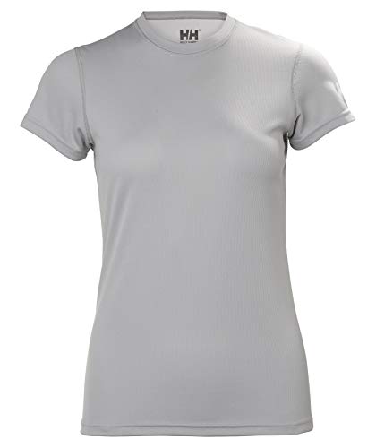 Helly Hansen Damen HH Tech T-Shirt, L, Hellgrau von Helly Hansen