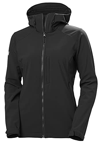 Damen Helly Hansen W Paramount Hood Softshell Jkt, Schwarz, S von Helly Hansen