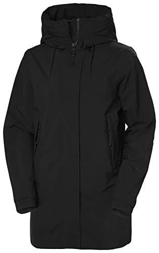 Helly Hansen Damen W Victoria Mid Length Raincoat Jacket, Schwarz, L EU von Helly Hansen