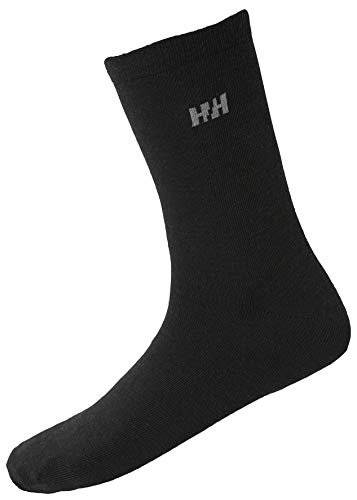 Unisex Helly Hansen Everyday Wool Sock 2Pk, Schwarz, 39-41 von Helly Hansen