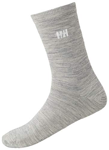 Unisex Helly Hansen Everyday Wool Sock 2Pk, Grau-Melange, 39-41 von Helly Hansen
