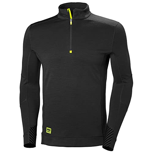 HH Lifa 1/2 Zip Color: 990 Black Talla: L von Helly-Hansen