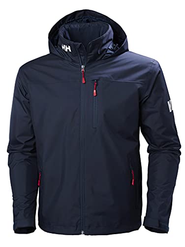 Herren Helly Hansen Crew Hooded Midlayer Jacket, Marineblau, L von Helly Hansen