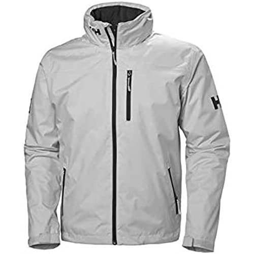 Helly-Hansen Herren-Midlayer-Jacke mit Kapuze, Fleecefutter, wasserdicht, für Crews, 853 Nebelgrau, Größe XL von Helly Hansen