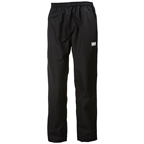 Helly-Hansen Dubliner Herren-Regenhose, wasserdicht, winddicht, Schwarz, Größe S. von Helly Hansen