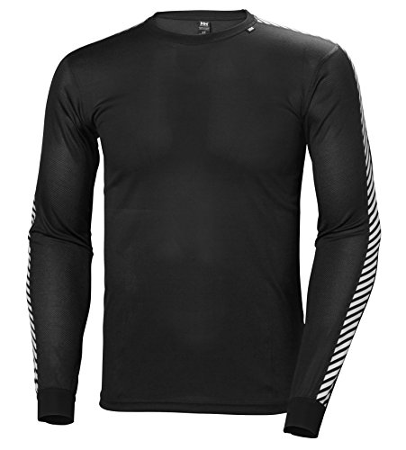 Herren Helly Hansen HH Lifa Stripe Crew, Schwarz, 2XL von Helly Hansen